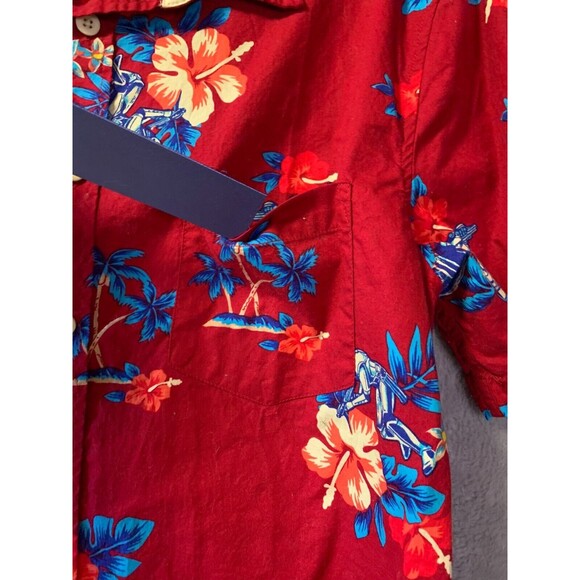Star Wars Hawaiian Shirt Darth Vader Short Sleeve Button Down Mens Small Aloha - Picture 12 of 14
